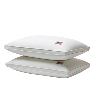 五星酒店枕头枕芯全棉成人单人枕双人护颈家用一对拍2