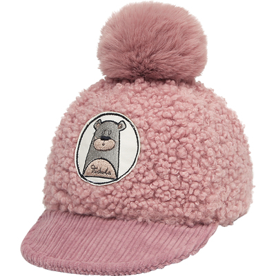 嘟嘟啦宝宝2-5女童小孩鸭舌帽子