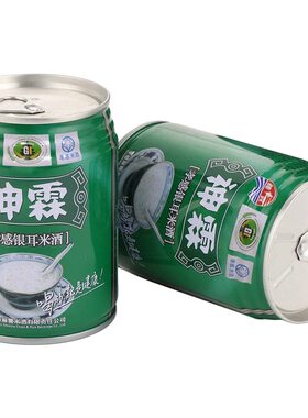 孝感米酒 神霖银耳罐装238克 礼提8瓶装酿醪糟 开罐即饮湖北特产