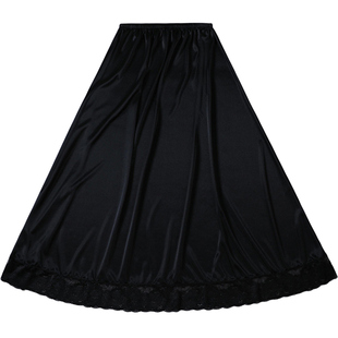 大摆衬裙蕾丝边古装防透汉服内衬齐腰襦裙打底裙女装夏内搭半身裙