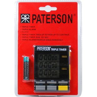 英国百得信暗房计时器三通道 专业品质电子定时器提醒器倒计时器