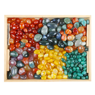 南京雨花石原石天然鹅卵石多肉铺面盆栽鱼缸装饰五彩小花盆石头子