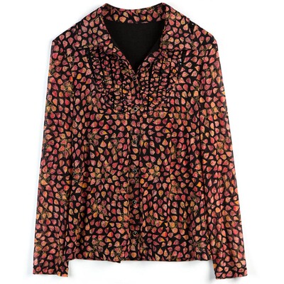 竹语声台湾春夏装进口中年衬衫