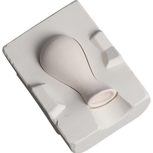 陶艺陶瓷石膏注浆模具 茶壶水杯把手磨具 泥浆成型辅助工具 定制