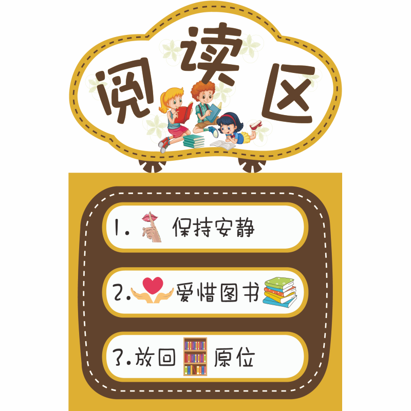 幼儿园教室布置墙贴区域规则贴纸