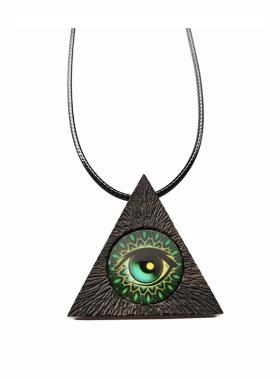 木质项链复古欧美吊坠手工