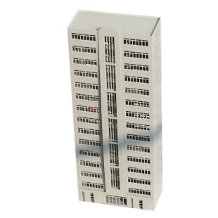 1:150/100仿真房屋高楼大厦办公楼房子拼装模型摆件城市沙盘建筑