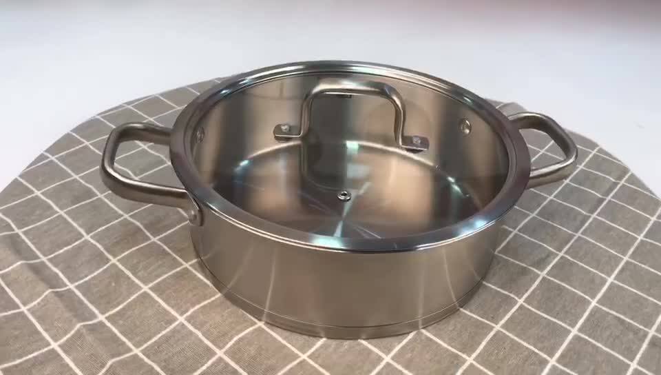 New Design 6pcs Food Grade Stainless Steel Kitchenware Sets For Thai