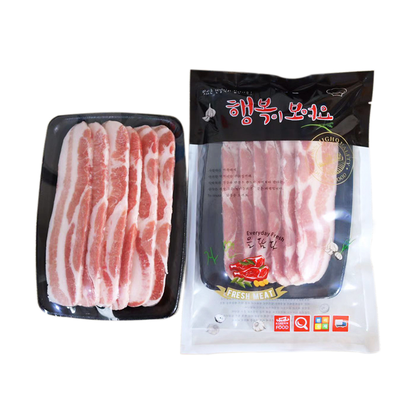 7mm厚切片猪五花肉冷鲜肉500g3-4人份烧烤新鲜烤肉食材冷冻猪肉