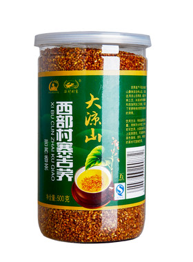500g罐装苦荞麦茶西部村寨大凉山