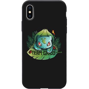 妙蛙种子卡通草系宝可梦手机壳XS适用iPhone16小米13玻璃12全包14苹果15ProMax神奇宝贝Plus华为XR硅胶保护壳