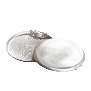 茶杯垫隔热垫垫子家用茶道防滑垫子锡制杯垫创意日式简约杯托家用