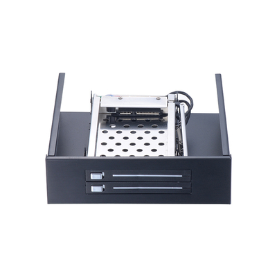 高联2.5寸双盘位免工具硬盘盒