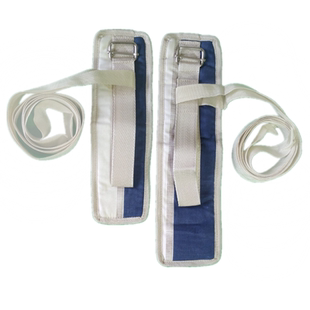 四肢约束带棉布手脚固定带精神狂躁病人床上束缚带手腕脚腕捆绑