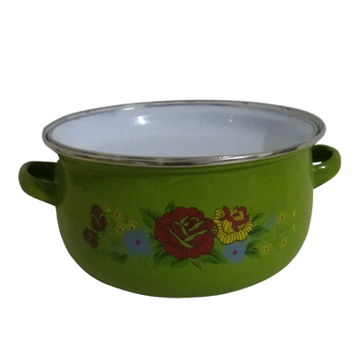 搪瓷双耳煲汤通用奶锅特价处理