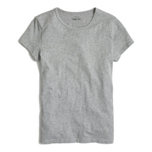 现货  美国J.CREW/JCREW女士经典款式修身百搭净面短袖T恤