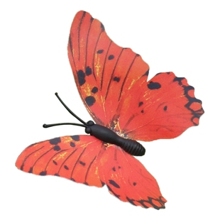 彩色假蝴蝶仿真塑料多图案款式颜色盆景蝴蝶兰多肉花篮盆栽装饰品