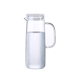 家用可放冰箱玻璃水壶耐热高温晾凉白开水杯扎壶防爆透明水瓶套装