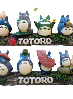 宫崎骏树脂龙猫摆件道具工艺品