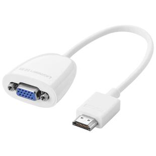 绿联hdmi转vga转换器笔记本电脑接口转接线显示屏投影仪高清接头