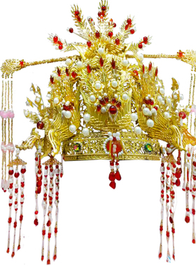 新娘头饰凤冠复古新娘头饰同款