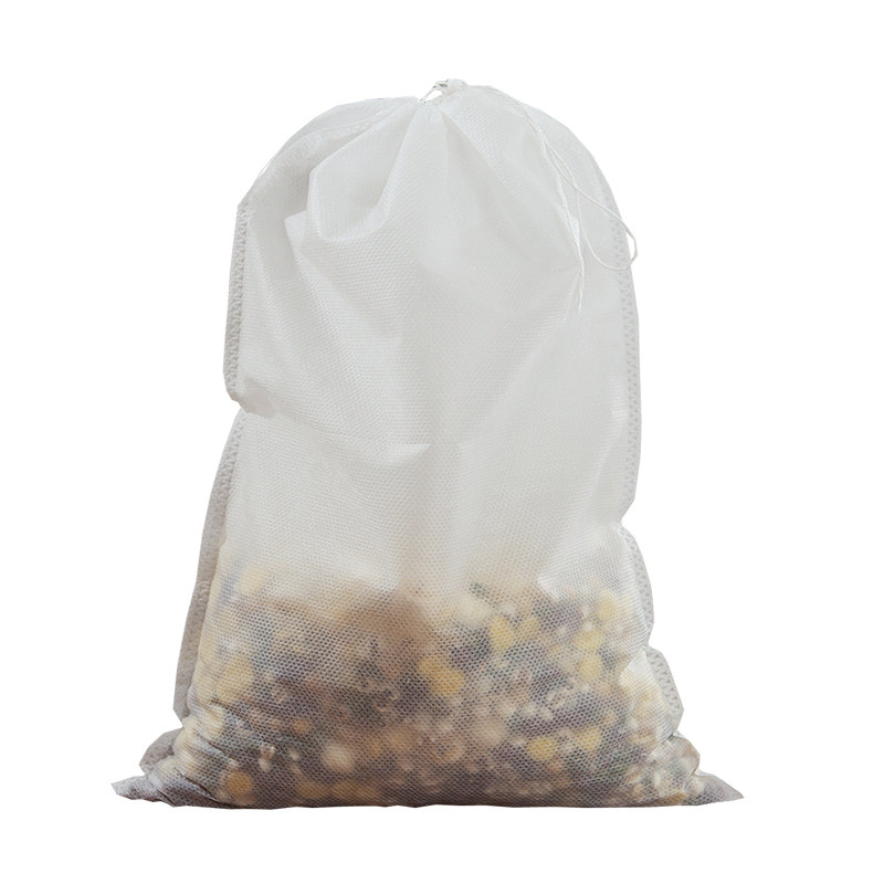100个25*30cm无纺布袋煲汤过滤隔渣袋泡酒中药袋子煎药卤煮料包袋