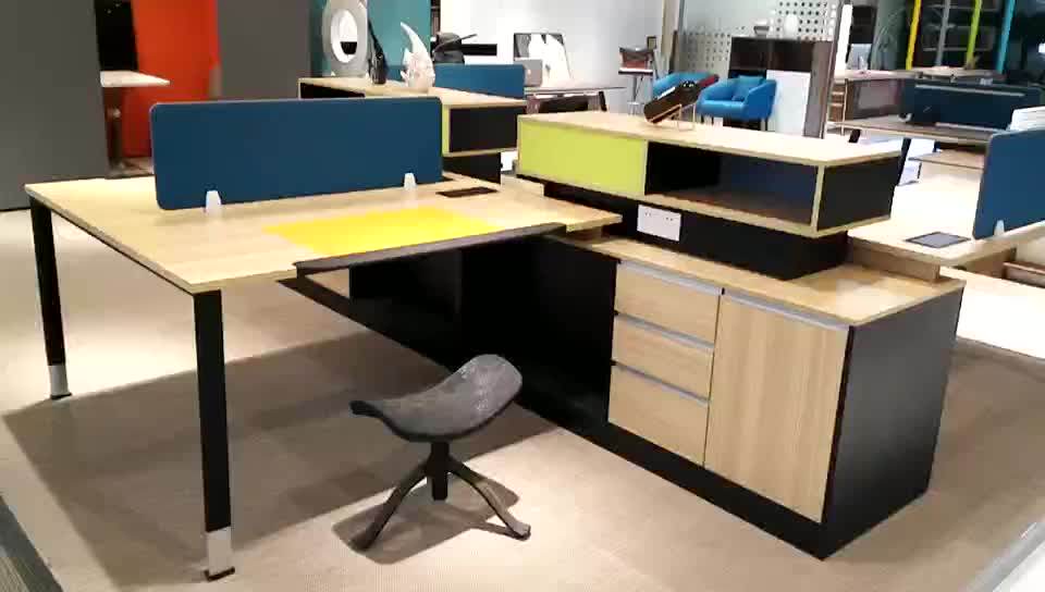 Mdf Factory Office Desk Wood Furniture Call Center Workstation