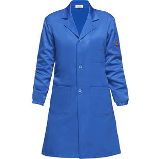 白大褂实验服化学大学生防静电白色研究生用专防酸碱定制