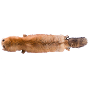 狐狸毛围巾整只狐围脖女士红狐真毛皮草毛领冬保暖真狐皮真毛披肩