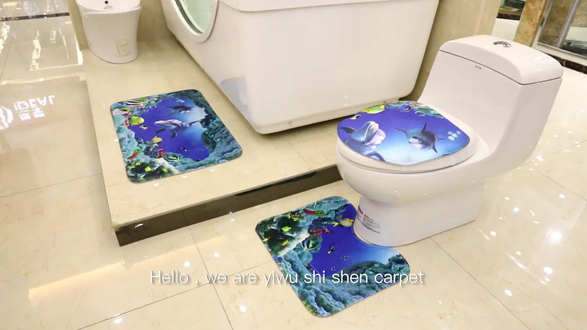 Customer Designer Printed Jacquard Luffa Kids Stone 4 Piece For