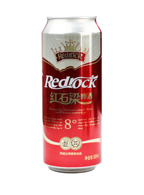 百威红石梁8度淡啤酒拉罐