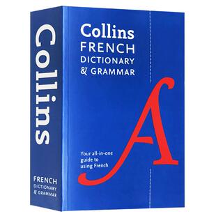 柯林斯法语词典及语法 英文原版 Collins French Dictionary and Grammar 法英双语字典工具书 辞典 进口英语书籍