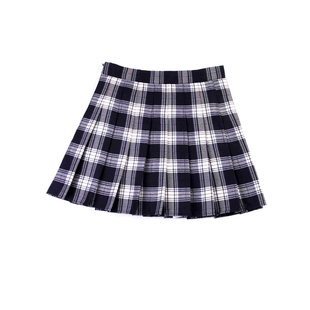 红色格子百褶裙女秋冬a字裙大码高腰绿色短裙显瘦韩式半身裙短款