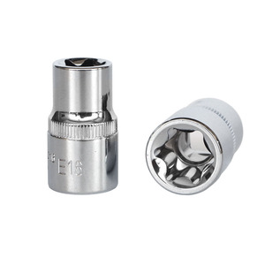 华丰巨箭六角梅花e型套筒 1/4 3/8 1/2e型套筒头子六角梅花套筒