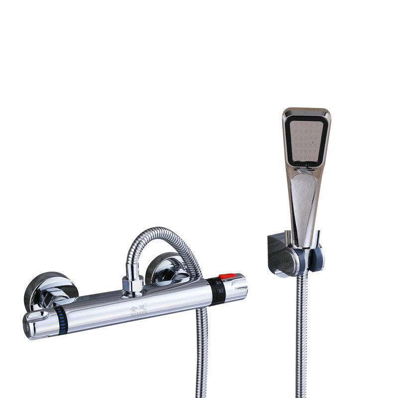 金牛智能浴缸龙头冷热自动控温混水阀/卫浴淋浴房配件恒温阀包邮