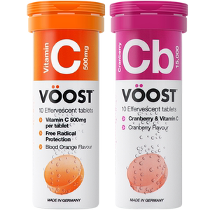 VOOST 逆龄气泡双弹泡腾片套装 维生素C蔓越莓 美容养颜呵护卵巢