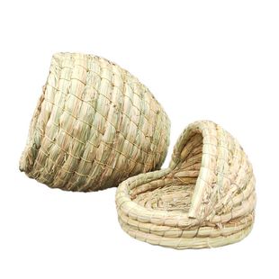 芦丁鸡鹌鹑斑鸠玄凤草编鸟窝鹦鹉窝牡丹虎皮文鸟珍珠箱保暖