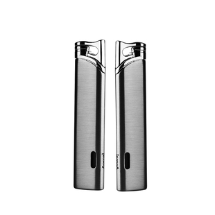 奥麦正品迷你超薄防风打火机个性直冲便携电炉丝金属男点烟器定制