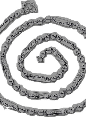 金项链男士镀黄金仿真持久不掉色