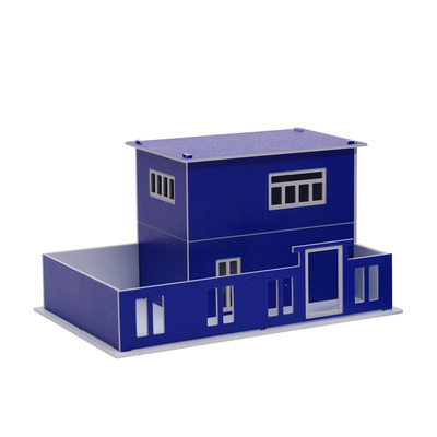 diy手工拼装沙盘建筑集装箱