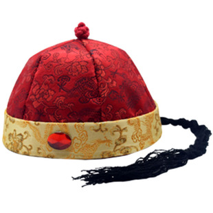 成人清朝格格帽太后帽旗头格格帽宫女帽公主发饰古装帽子满族舞台