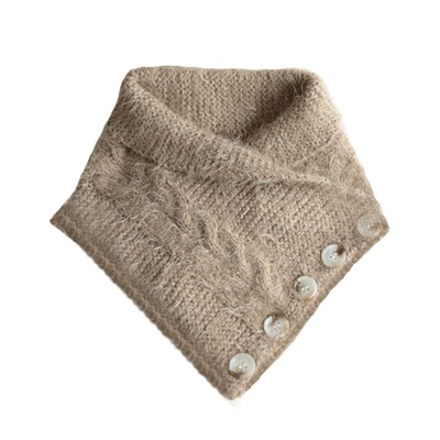 纯凝cn19035秋冬新品针织假领子