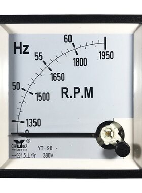 YT96交流频率表hz380v hz220v hz100v赫兹45-55hz 45-65hz cp96