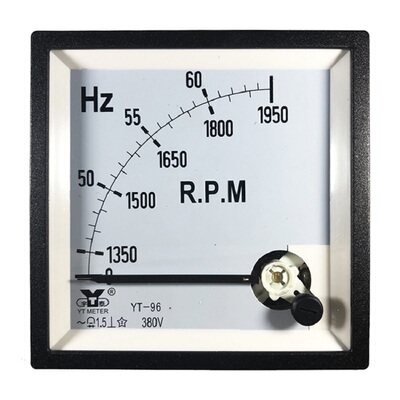 YT96交流频率表hz380v hz220v hz100v赫兹45-55hz 45-65hz cp96