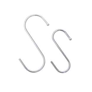 S型挂钩不锈钢色s勾挂钩服装多功能S钩挂展会挂钩s勾子s挂钩批发