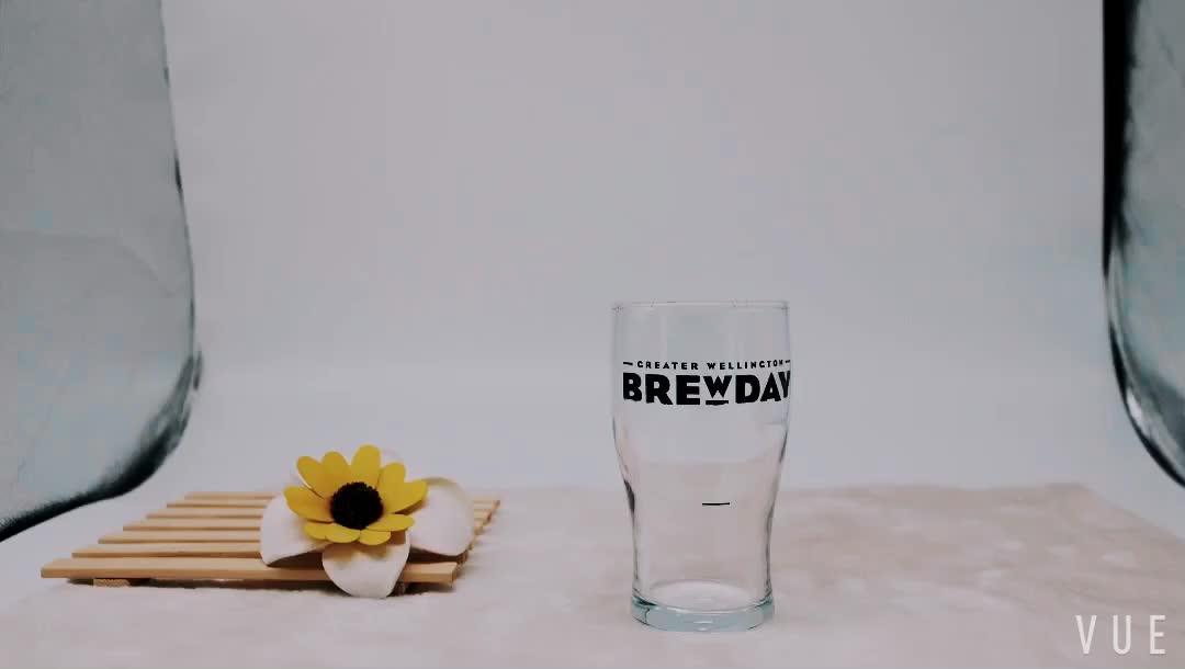 Wholesale Handmade Decal Standard Size Of Water Drinking Glass Tumbler
