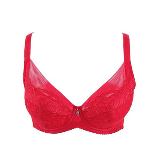 Duchess 达吉斯 专柜正品 8002 大红色 全罩杯大码 薄款文胸内衣