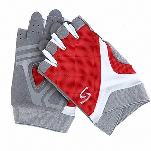 女生运动手套半指网眼撸铁防晒健身房打球羽毛球透气防滑跑步速干