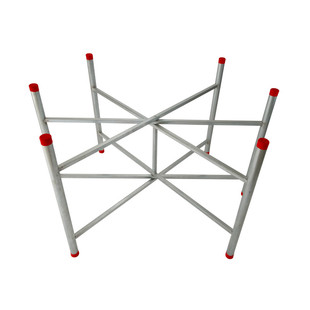 火锅炉六脚四脚八仙桌子腿饭店餐桌脚柱子对开铁脚折叠脚圆桌腿