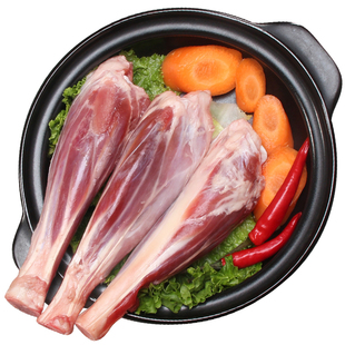 内蒙古羔羊小腿羊肉羊腿新鲜冷冻草原烧烤食材生鲜整只小羊腿腱子